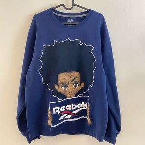 Custom Painted Boondocks Reebok Sweatshirt